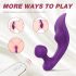 Sex HD Chomper - vibrador lila resistente al agua para clítoris y ano