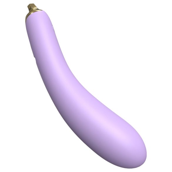 Sex HD - vibrador forma de berenjena - silicona - lila