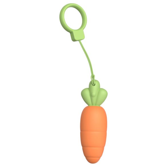 Sex HD Carrots - vibrador con forma de zanahoria - silicona naranja