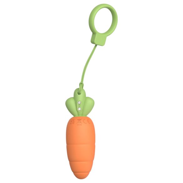 Sex HD Carrots - vibrador con forma de zanahoria - silicona naranja