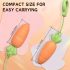 Sex HD Carrots - vibrador de zanahoria (naranja)
