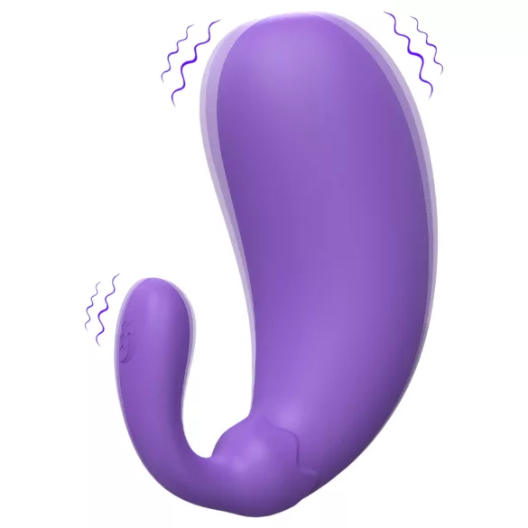 Sex HD - huevo vibrador forma berenjena - silicona lila