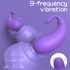Sex HD - huevo vibrador con forma de berenjena (morado)