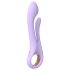 Vibrador Kaethe lila con brazo para clítoris