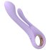 Vibrador Kaethe lila con brazo para clítoris