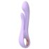Vibrador Kaethe lila con brazo para clítoris