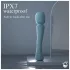SEX HD Dancer - vibrador masajeador - silicona - color turquesa