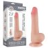 Lovetoy Sliding-Skin - dildo realista con testículos - 20 cm color natural