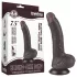 Lovetoy - consolador con ventosa de doble capa - 19,5cm marrón