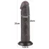Lovetoy - Dildo realista con ventosa - doble capa - 20 cm marrón