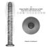 Lovetoy King Sized - vibrador extra grande de 40,5 cm (gris)