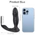 AlvUp - vibrador prostático inteligente con anillo para pene - silicona negra