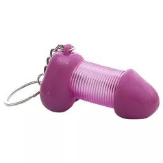 Roomfun - llavero de pene divertido (morado)