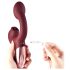 Magic Motion Magic Ponder - vibrador 2 en 1 con brazo para clítoris - burdeos