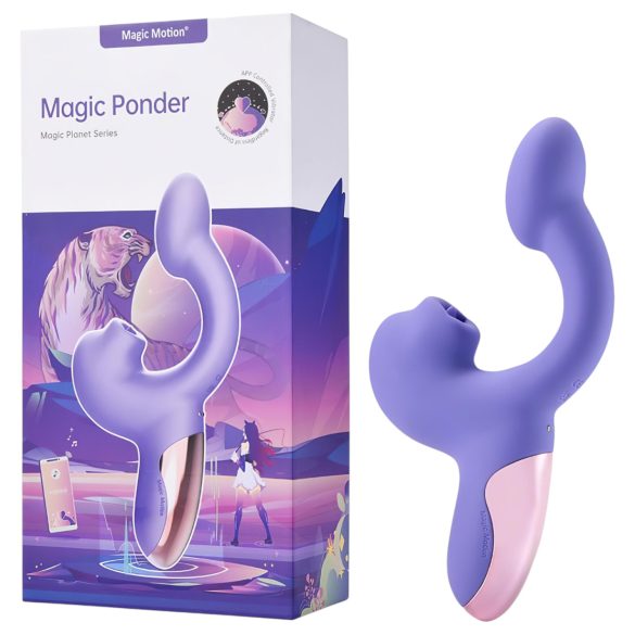 Magic Motion Magic Ponder - Vibrador doble con brazo para clítoris