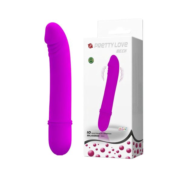Pretty Love Beck - vibrador punto G impermeable - silicona rosa
