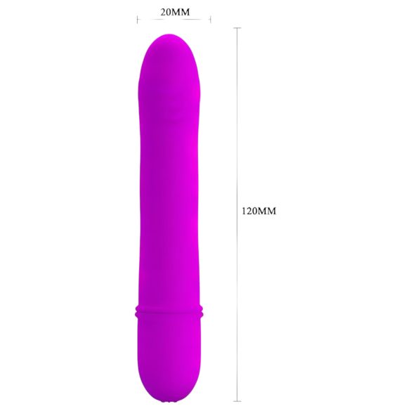 Pretty Love Beck - vibrador punto G impermeable - silicona rosa