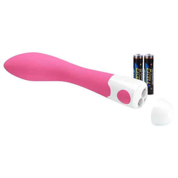 Pretty Love Bishop - vibrador punto G impermeable - silicona rosa-blanco