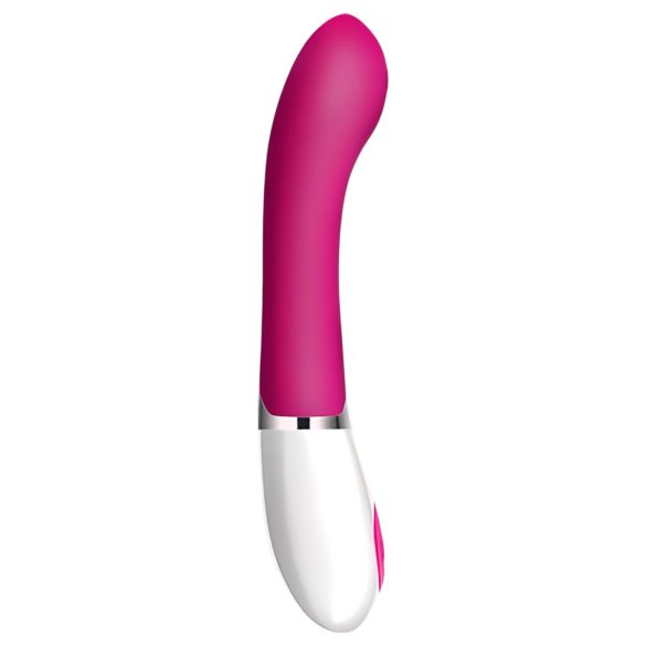 Pretty Love Daniel - vibrador punto G resistente al agua - silicona rosa/blanco