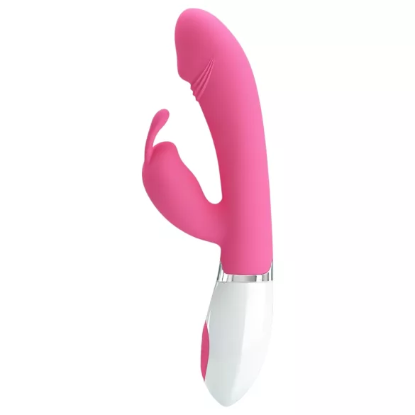 Pretty Love Gene - vibrador punto G impermeable - silicona rosa