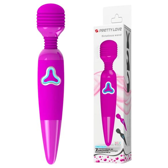 Pretty Love Wand - Recargable, masajeador vibrador (morado)