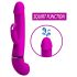 Henry Amoroso - vibrador con estimulador de clítoris (rosa)
