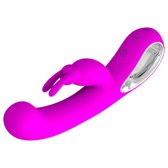 Pretty Love Webb - vibrador con estimulador de clítoris - silicona rosa