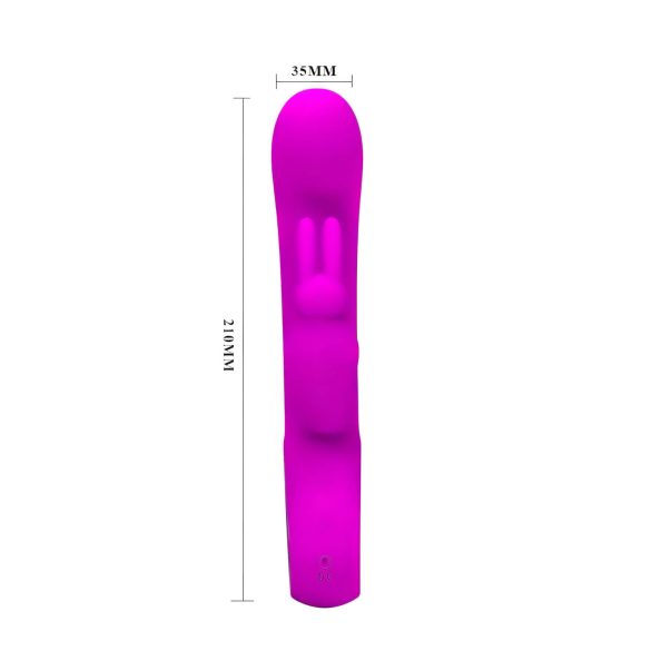 Pretty Love Webb - vibrador con estimulador de clítoris - silicona rosa