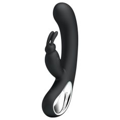   Pretty Love Webb - Vibrador negro impermeable con brazo estimulante