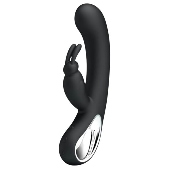 Pretty Love Webb - Vibrador negro impermeable con brazo estimulante