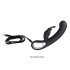 Pretty Love Webb - vibrador impermeable con brazo para clítoris (negro)