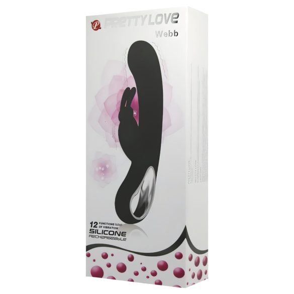 Pretty Love Webb - vibrador con estimulador de clítoris - resistente al agua