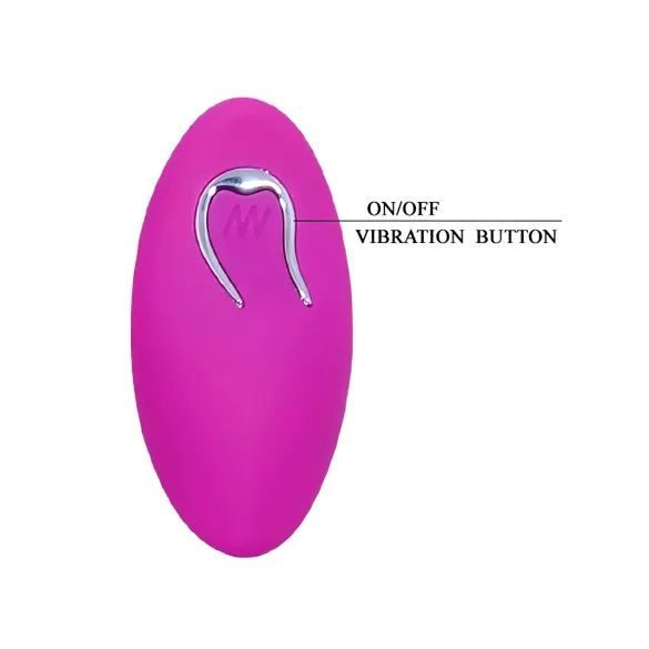 Pretty Love Berger - huevo vibrador recargable con mando - silicona rosa