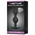 Pretty Love - dildo anal con bolas internas (negro)