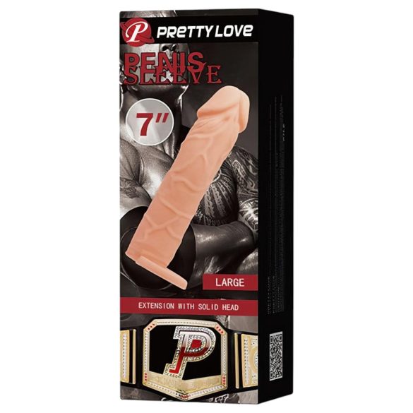 Pretty Love - funda pene con anillo - silicona color natural