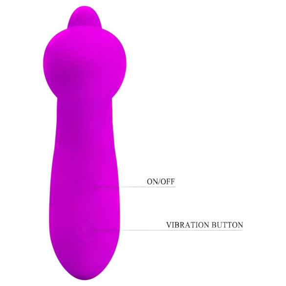 Pretty Love Backie - masajeador prostático vibrador - silicona rosa