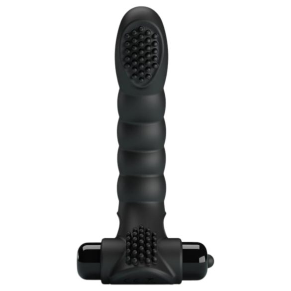 Pretty Love Alexander - vibrador de dedo estimulador - silicona negra