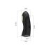 Pretty Love Marico - dedil vibrador con estimulación eléctrica (negro)