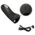 Pretty Love Marico - dedil vibrador con estimulación eléctrica (negro)