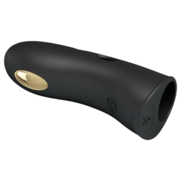 Pretty Love Marico - vibrador de dedo estimulador eléctrico - silicona negra