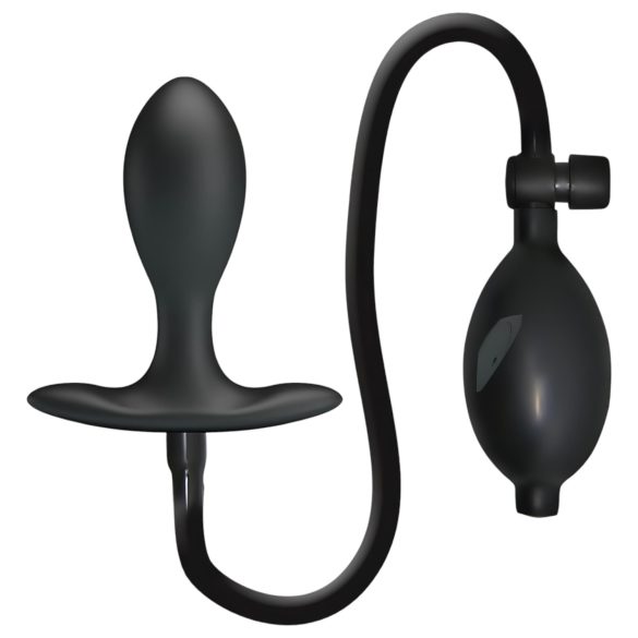 Pretty Love - Dilatador anal inflable con bola interna (negro)