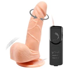   Baile Barbara Mark - vibrador realista giratorio - 15cm (natural)
