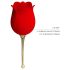 Amante Rosa 2en1 - Vibrador con lengua (rojo)