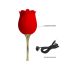 Amante Rosa 2en1 - Vibrador con lengua (rojo)