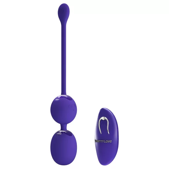 Pretty Love Willie Youth - bola vaginal con control remoto - silicona lila