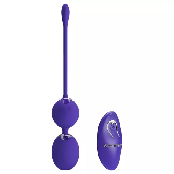 Pretty Love Willie Youth - bola vaginal con control remoto - silicona lila