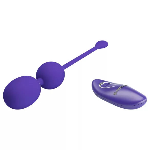 Pretty Love Willie Youth - bola vaginal con control remoto - silicona lila