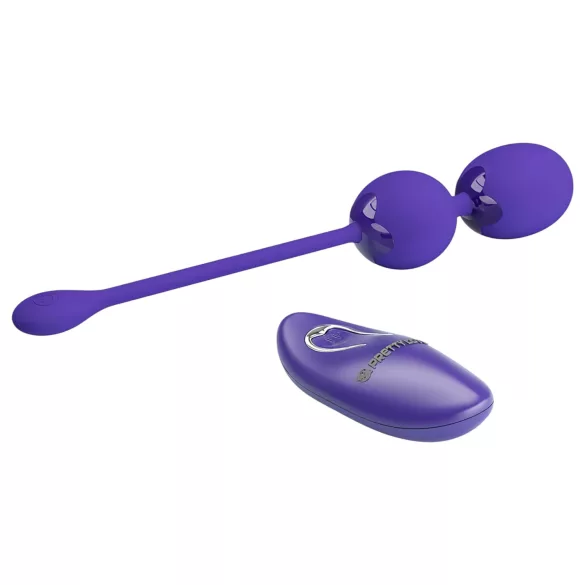 Pretty Love Willie Youth - bola vaginal con control remoto - silicona lila
