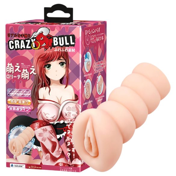 Crazy Bull - masturbador vagina anime - tacto realista - color natural