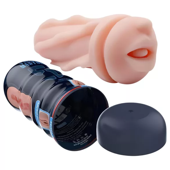Pretty Love Vacuum Cup - masturbador con boca realista (color carne)